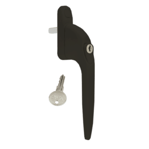 YALE Quartus In-Line Espag Window Handle - Satin Black