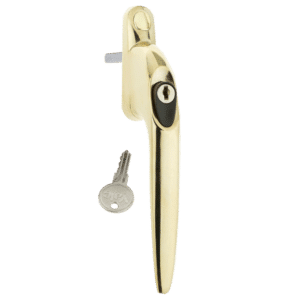 YALE Quartus In-Line Espag Window Handle - Champagne Gold