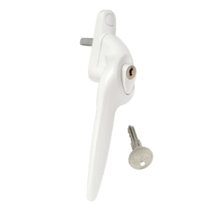 YALE Quartus Offset Espag Window Handle - LH White