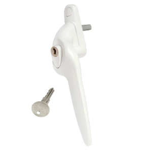 YALE Quartus Offset Espag Window Handle - RH White