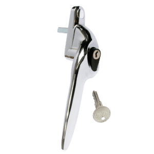 YALE Quartus Offset Espag Window Handle - LH Chrome