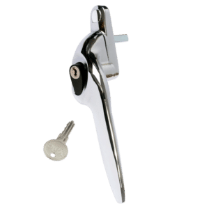 YALE Quartus Offset Espag Window Handle - RH Chrome