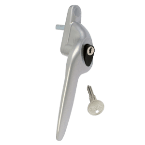 YALE Quartus Offset Espag Window Handle - LH Silver