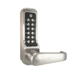 BORG BL7000 SS ECP Heavy Duty Easicode Pro Digital Lock With Lever Handle And No Latch - Stainless Steel