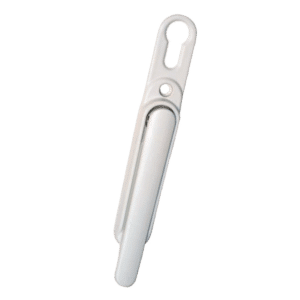 GREENTEQ Clearline Slimfold Bi-Fold Door Handle With Euro Cut Out - White