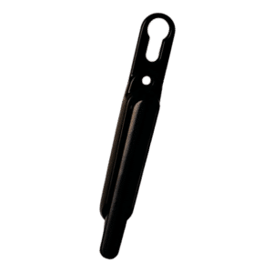 GREENTEQ Clearline Slimfold Bi-Fold Door Handle With Euro Cut Out - Black