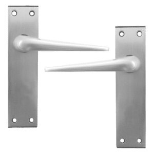 DORTREND 4212 Shirley Plate Mounted Lever Lock Furniture - SAA Lever Latch Long Backplate