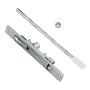 AXIM FB6401 Series Flush Bolt 20mm Wide Flat Face Silver Anodised - 230mm