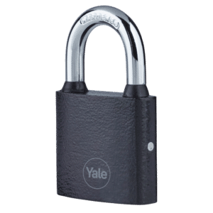YALE Y111B Series Cast Iron Open Shackle Padlock Black - 38mm Y111B/38/121/1