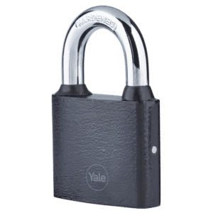 YALE Y111B Series Cast Iron Open Shackle Padlock Black - 50mm Y111B/50/125/1