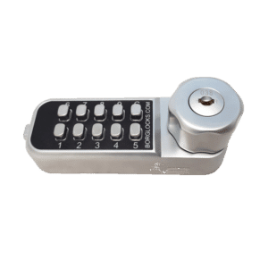 BORG LOCKS BL1716 Horizontal Mini Cabinet Lock Easicode Pro c/w Cam And Key Override - BL1716 SC ECP