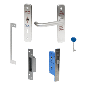 N&C Phlexicare Genuine RADAR Lockset SAA - Left Hand
