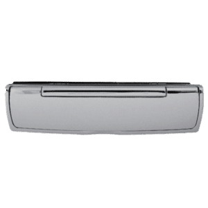 HOPPE Suited 310mm Letter Plate With Sprung Sleeve AR708A - Satin Chrome 50021989