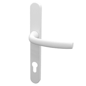 HOPPE Suited Lever/Lever Handle 240mm Backplate With 92mm Centres AR7550/3492 - White 50021357