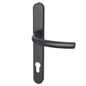 HOPPE Suited Lever/Lever Handle 240mm Backplate With 92mm Centres AR7550/3492 - Anthracite Grey 50021370