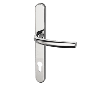 HOPPE Suited Lever/Lever Handle 240mm Backplate With 92mm Centres AR7550/3492 - Polished Chrome 50021382