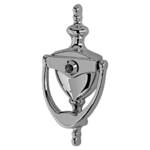 HOPPE Suited Traditional Knocker With 120 Degree Viewer AR727K - Polished Chrome 87143456