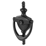 HOPPE Suited Traditional Knocker With 120 Degree Viewer AR727K - Black 87143442