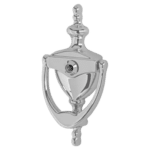 HOPPE Suited Traditional Knocker With 120 Degree Viewer AR727K - Satin Chrome 50022106