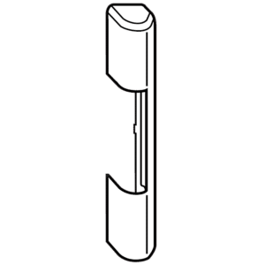 ROTO NT Cover For Top Hinge Non Adjustable - White 230205