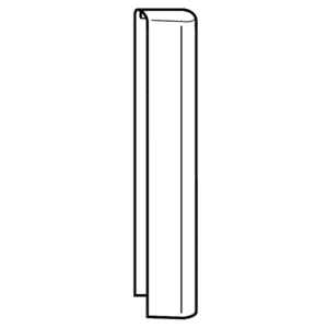 ROTO NT Cover Cap For Corner Hinge K - White 230491
