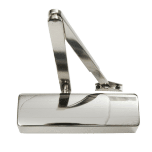 GEZE TS2000NV Size 2-4 Overhead Door Closer - Satin Stainless Steel (No Backcheck)