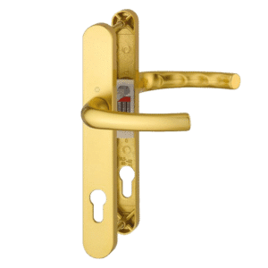 HOPPE Tokyo 92mm Lever/Lever Narrow Backplate Door Handle 1710RH/3633N/3623N - 92mm Centres Gold