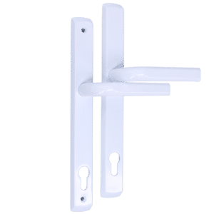 MILLENCO Lever/Lever Sprung Handle 117mm Centres - White