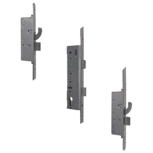 MILLENCO Mantis 3 Lever Latch & Deadbolt 92/62 Twin Spindle 2 Hook, 2 Deadbolt 20mm Radius Faceplate - 45/92-62