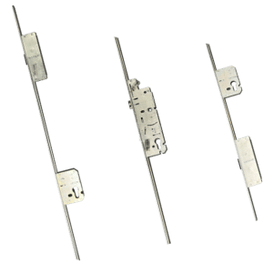 FULLEX XLC Crimebeater Flexi Lock Latch & Hookbolt Split Spindle 2 Deadbolts - 45/92 20mm Faceplate