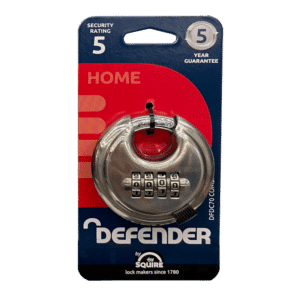 DEFENDER By Squire Combination Disc Padlock - Carded