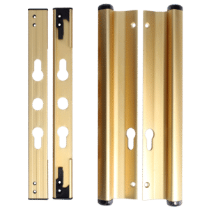 CAL Universal Patio Repair Handle Set Euro/Euro With 7mm Levers - Gold