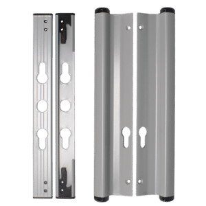 CAL Universal Patio Repair Handle Set Euro/Euro With 7mm Levers - Silver