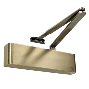 RUTLAND Fire Rated TS.9205 Door Closer Size EN 2-5 With Backcheck & Delayed Action - Antique Brass