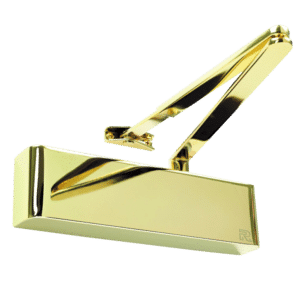 RUTLAND Fire Rated TS.9205 Door Closer Size EN 2-5 With Backcheck & Delayed Action - Polished Brass
