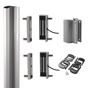 LOCINOX N-Line Mag Kit 3000 For Swing Gates - Silver