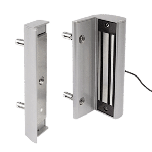 LOCINOX Surface Mounted MAGMAG3000 Electromagnetic Gate Lock Without Handle - Silver