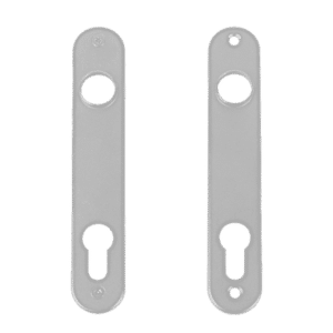 LOCINOX 3025 Pair of Escutcheons For Insert Locks - Silver