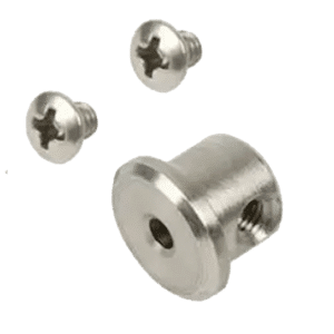 LOCINOX Dead Bolt End C/W 2 Screws - Suits 10mm Lock