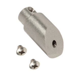 LOCINOX Q Latch End C/W 2 Screws - Suits 60mm Lock