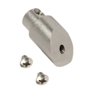 LOCINOX Q Latch End C/W 2 Screws - Suits 40mm Lock