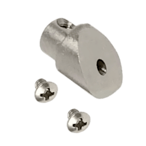 LOCINOX Q Latch End C/W 2 Screws - Suits 30mm Lock