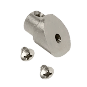 LOCINOX Q Latch End C/W 2 Screws - Suits 10mm Lock