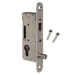 LOCINOX Gate Insert Lock H-COMPACT With Hook - Stainless Steel