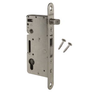 LOCINOX Gate Insert Lock H-WOOD With Hook - Stainless Steel