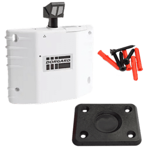 FIRECO Dorgard DG2000 Door Hold Open Device C/W Standard Flat Floorplate - White