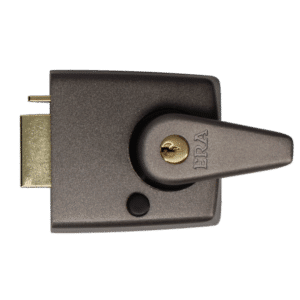 ERA 183 & 193 Deadlocking Nightlatch - 60mm Grey With Brass Cylinder Boxed