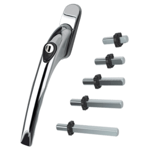 MILA Prolinea Inline Espag Handle Multi Spindle - Polished Chrome
