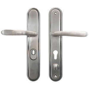 HOOPLY 201208 Lever Door Handle 68mm Centres C/W Snib - Left Hand