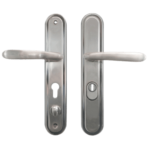 HOOPLY 201208 Lever Door Handle 68mm Centres C/W Snib - Right Hand